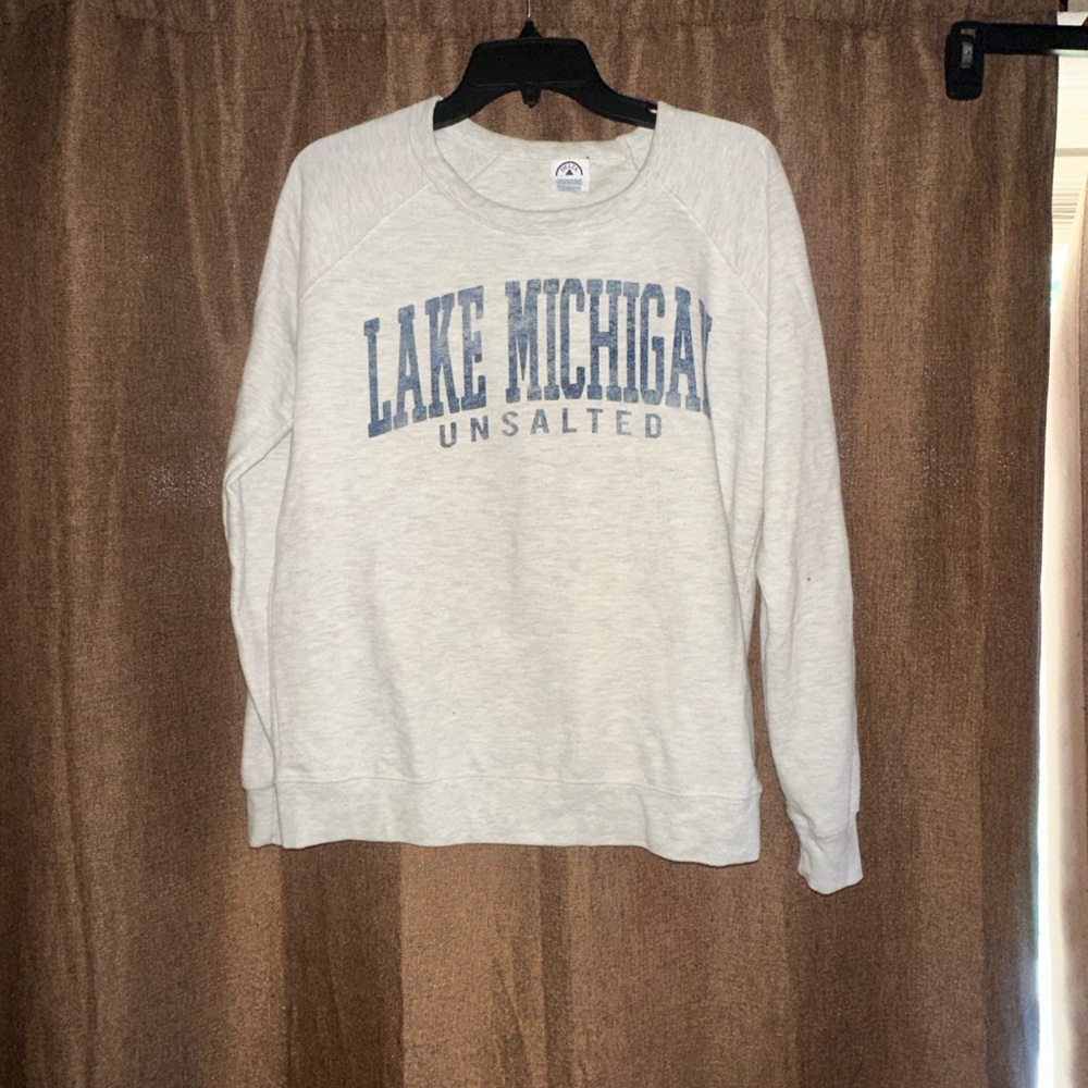 Gray Lake Michigan Sweatshirt